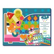 Tekenen met een tekensjabloon, leuk binnen de lijntjes kleuren - DJECO DJ09888